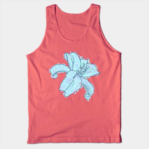 Tropical Lily Tank Top by Geometrico22